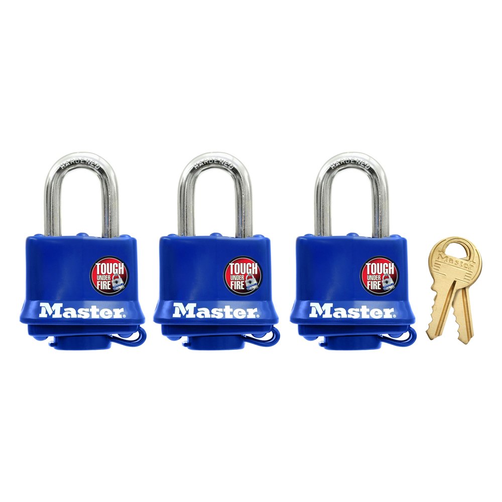 Master Lock Covered Laminated Steelpin Tumbler Padlocks