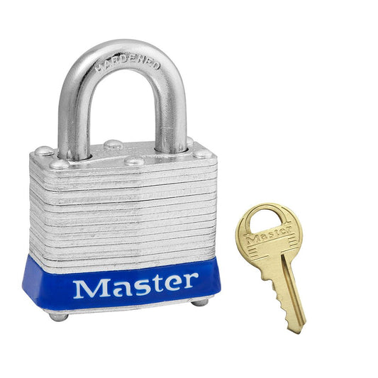 Master Lock Blue Safety Lockout Padlock Keyed Diffe, 6/Box