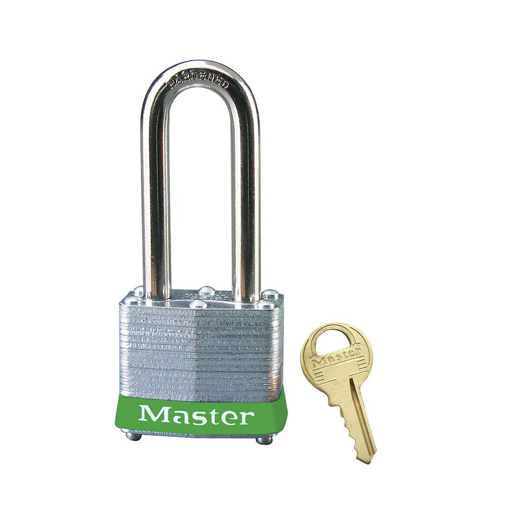 Master Lock 4 Pin Tumbler Padlock Keyed Diff. W/2" Long S, 6/Box