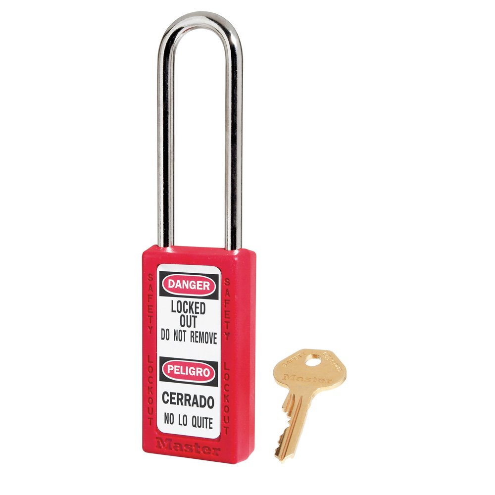 Master Lock LT. Weight Xenoy Safetylockout Padlock 3" Shack, 6/Box