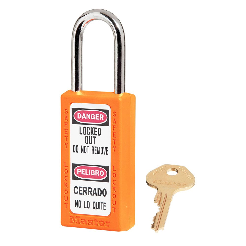 Master Lock 6 Pin Tumbler Padlock Keyed Diff. Saftey Lock, 6/Box