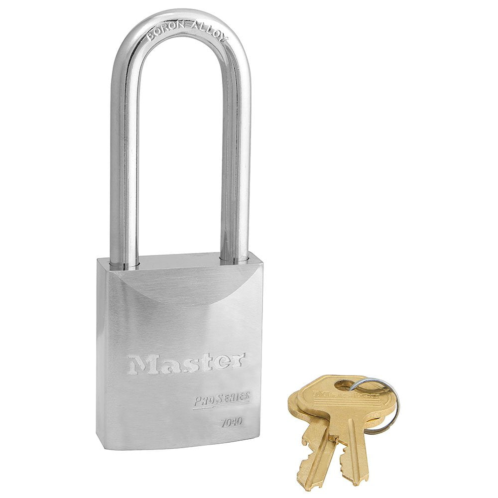 Master Lock 5 Pin Solid Steel Padlock Keyed Different W, 6/Box