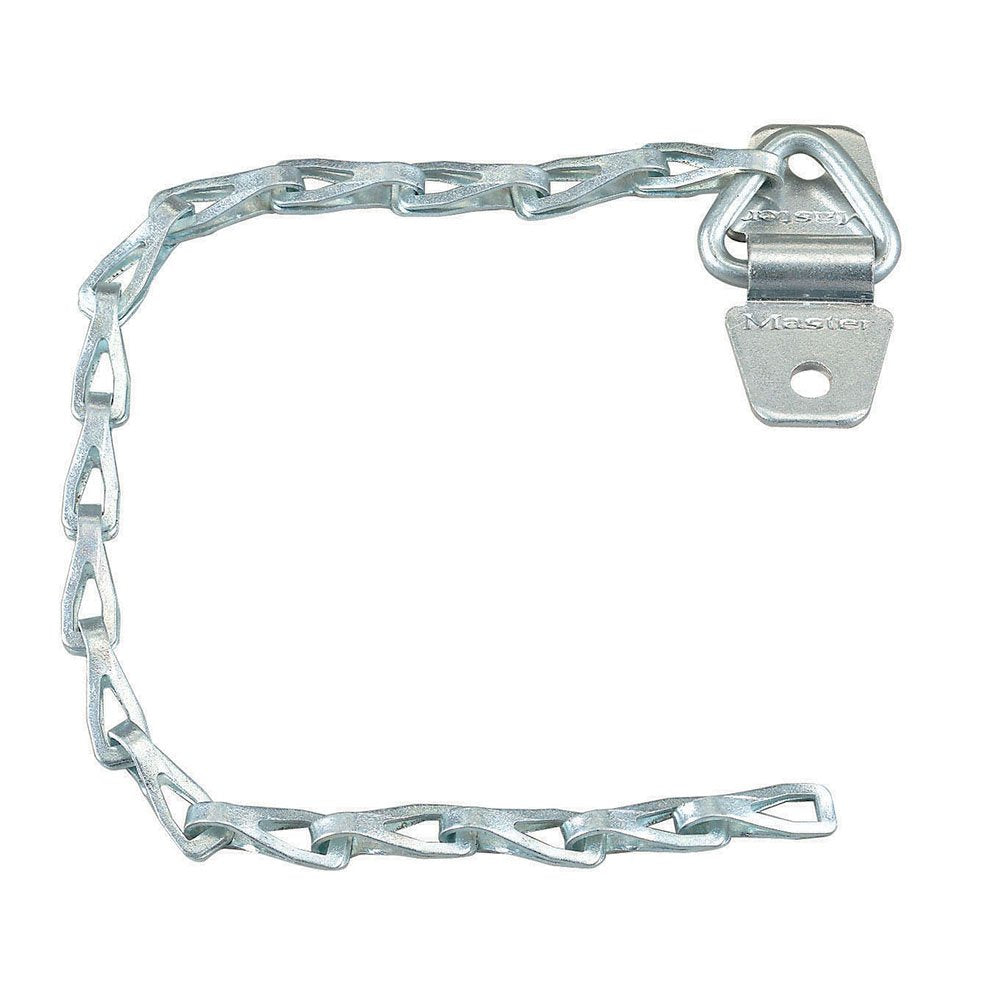 Master Lock 9" Zinc Plated Steel Chain W/CHAIN Holder Atta, 12/Bag
