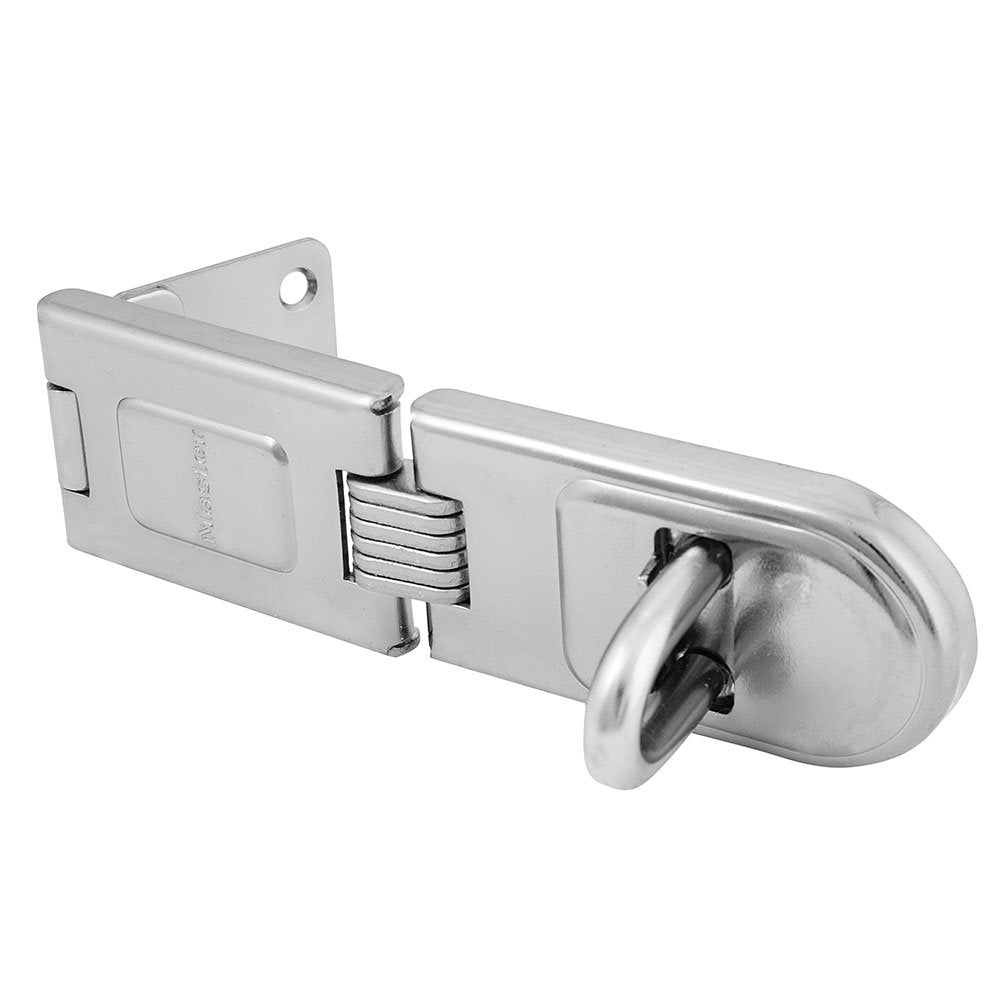 Master Lock 6-1/4" Single-hinge Hasp, 4/Box