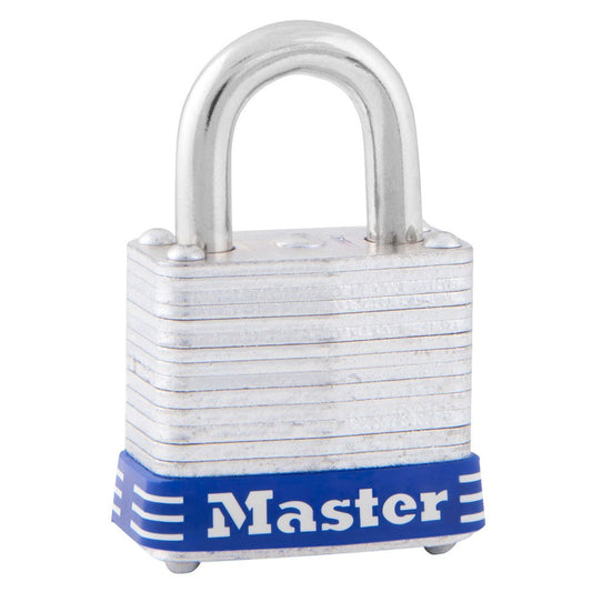 Master Lock 4 Pin Tumbler Padlockkeyed Diffe, 4/Box
