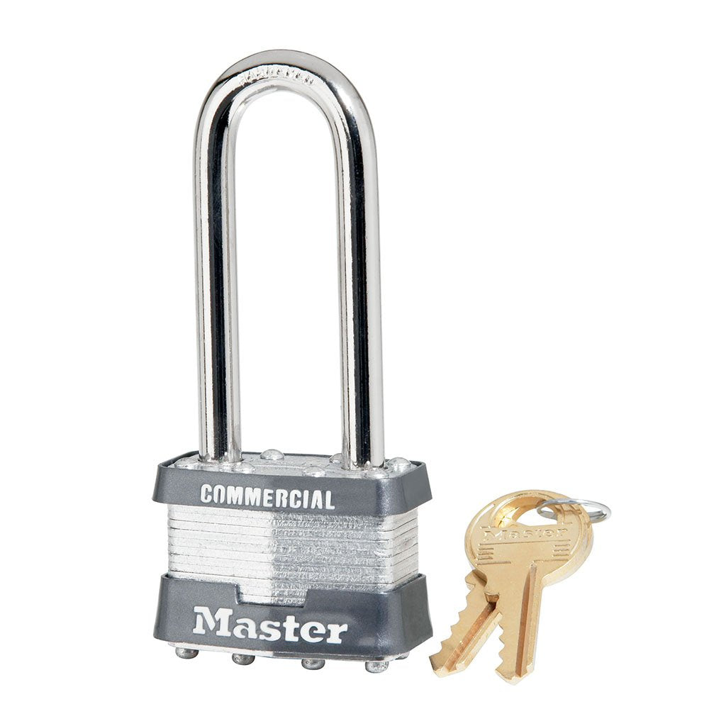 Master Lock Laminated Padlock Keyeddifferent, 6/Box