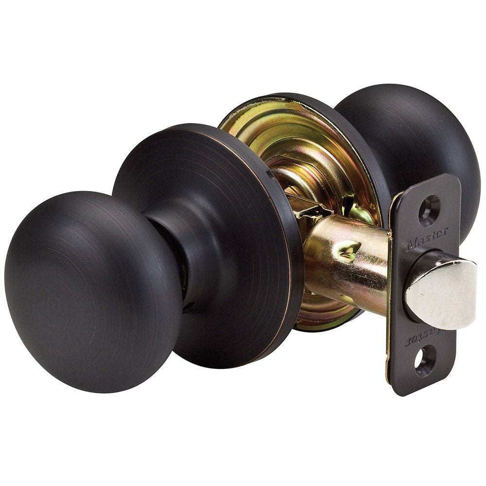 Master Lock Biscuit Knob Style Passage Door Lock