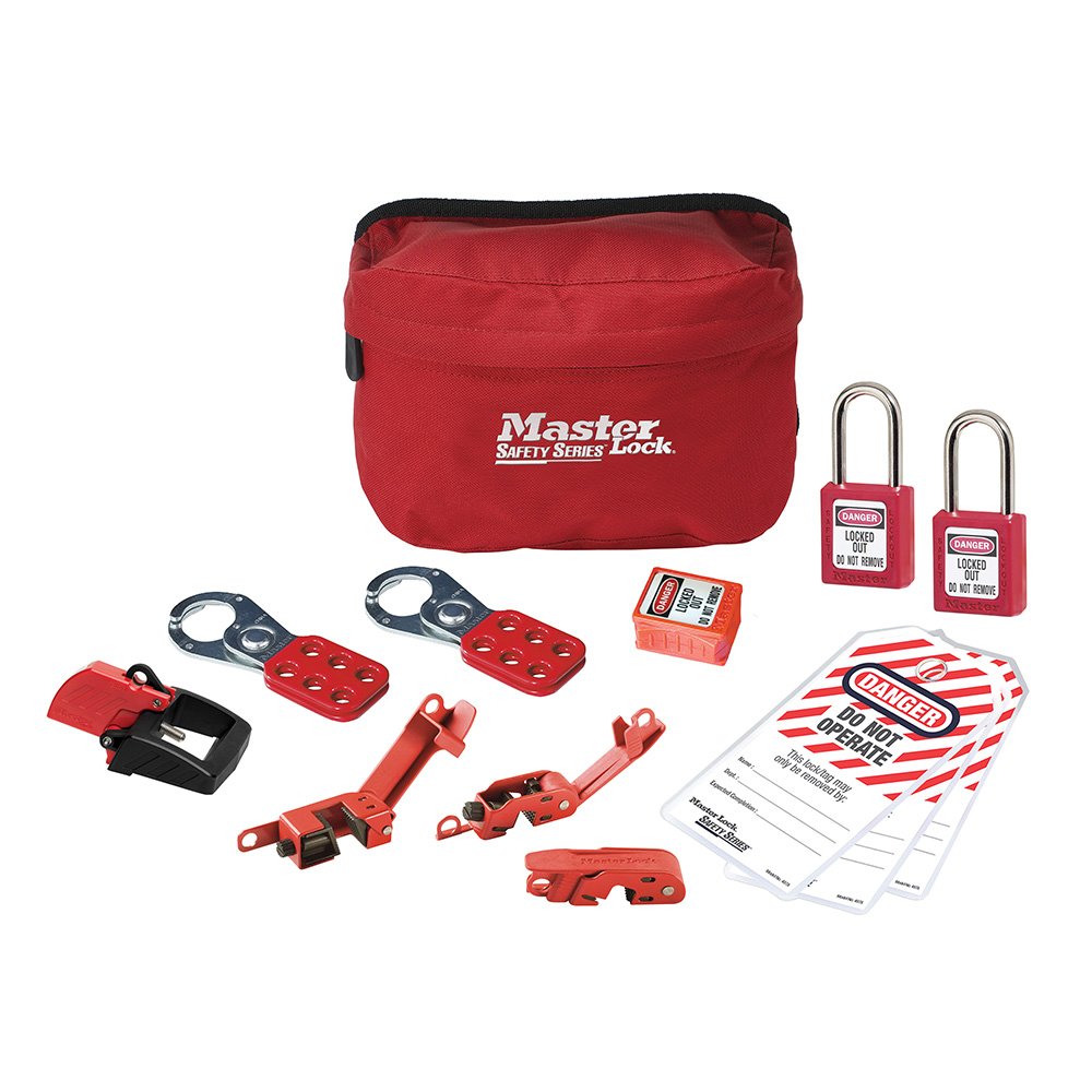 Master Lock Electrical Loto Kit; Locks & STD Device Asst