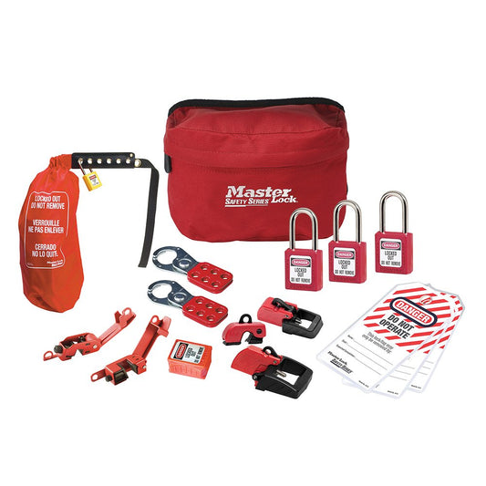Master Lock Electrical Loto Kit; Locks & Premier Asst