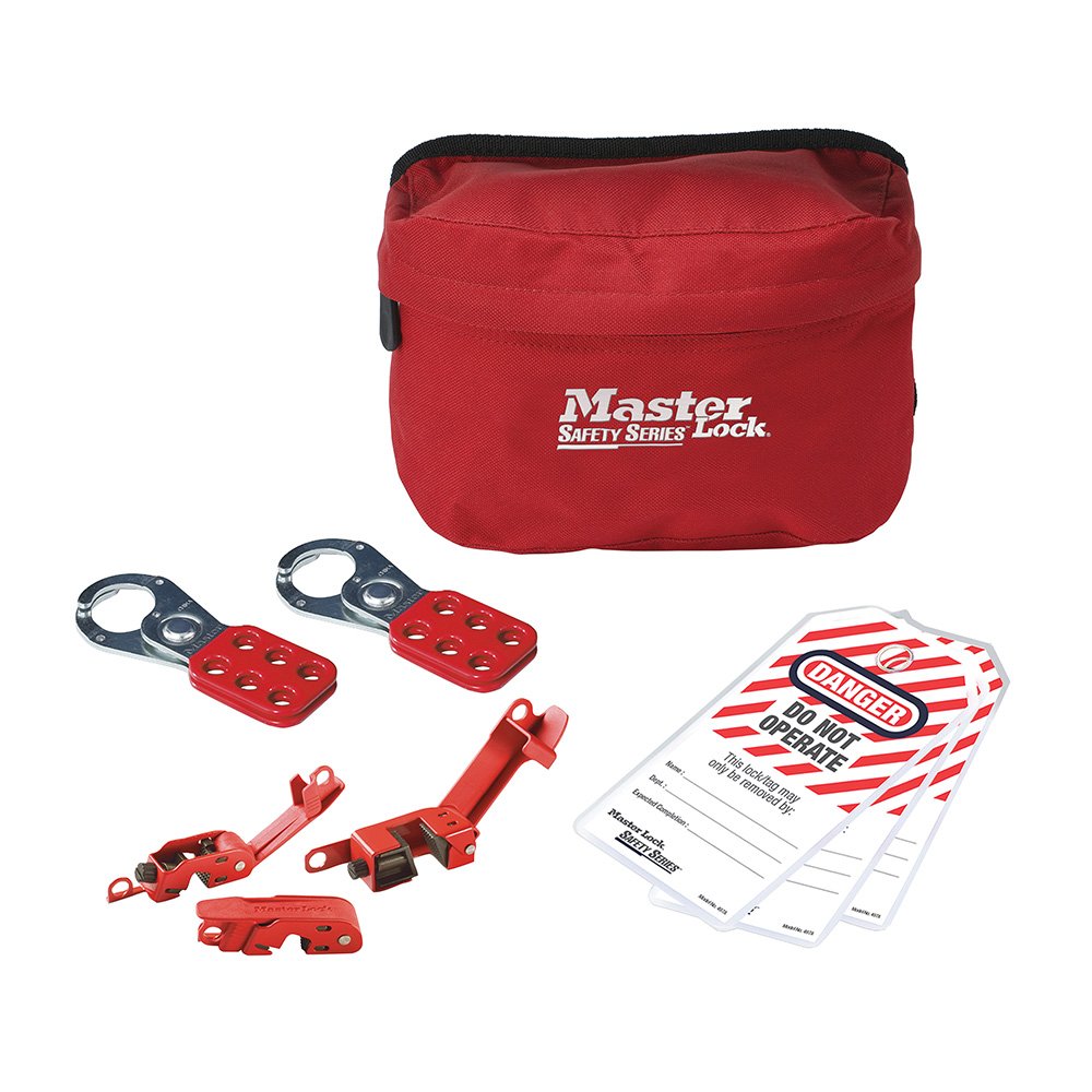 Master Lock Electrical Loto Kit; Basic Device Assortment