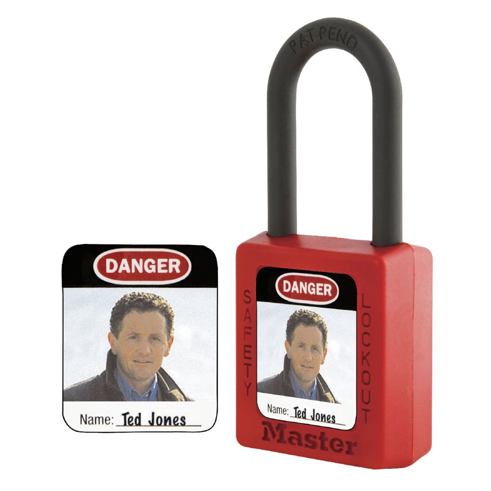 Master Lock Photo Identification Label