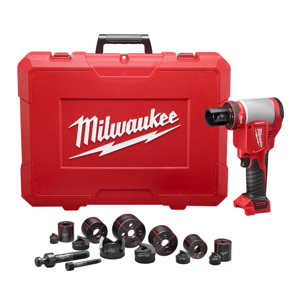 Milwaukee Tool M18 Force Logic 10 TON Knockout Tool 1/2" TO 2"