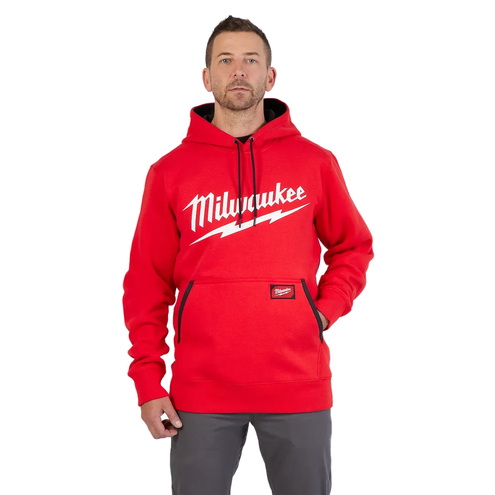 Milwaukee Tool Freeflex Pullover Hoodie- Logo RED L