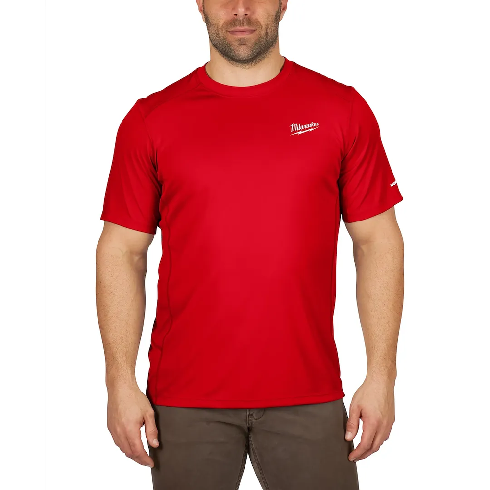 Milwaukee Tool Workskin Lightweight Shirt-short Sleeve-red L