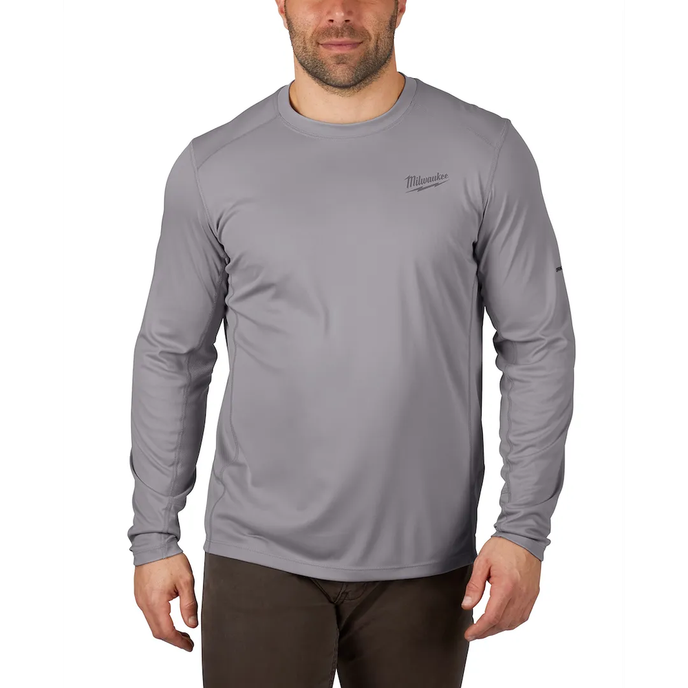 Milwaukee Tool Workskin Lightweight Shirt-long Sleeve-gray XL