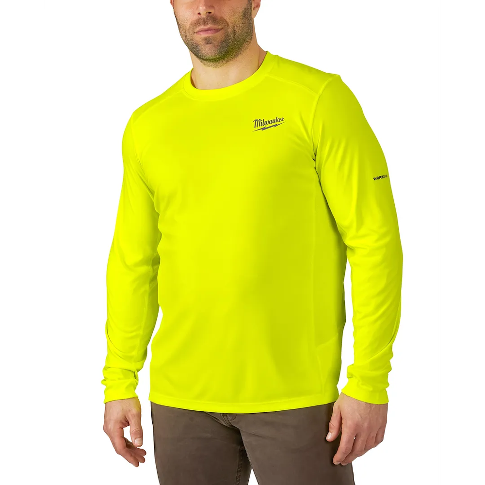 Milwaukee Tool Workskin Lightweight Shirt-long Sleeve-hi VIS XL