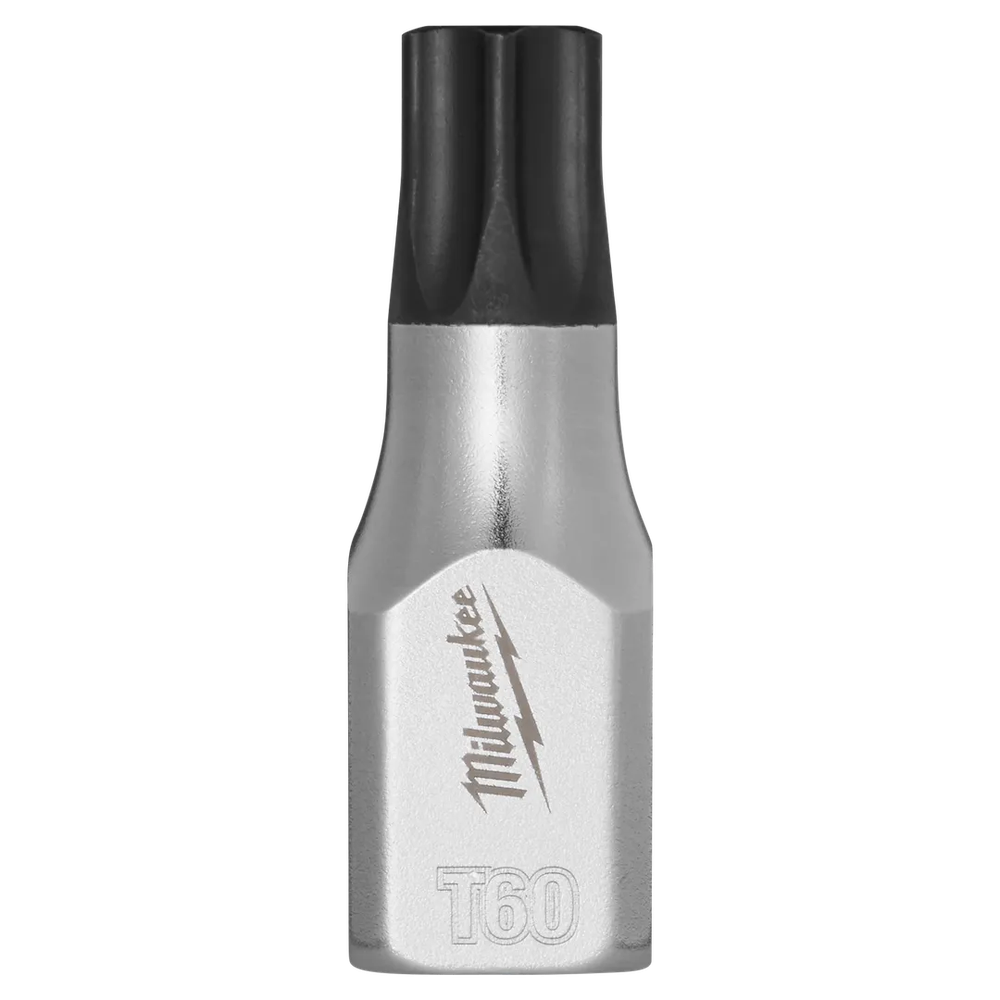 Milwaukee Tool 3/8" Drive T60 Tamper Proof Torx Bit Socket