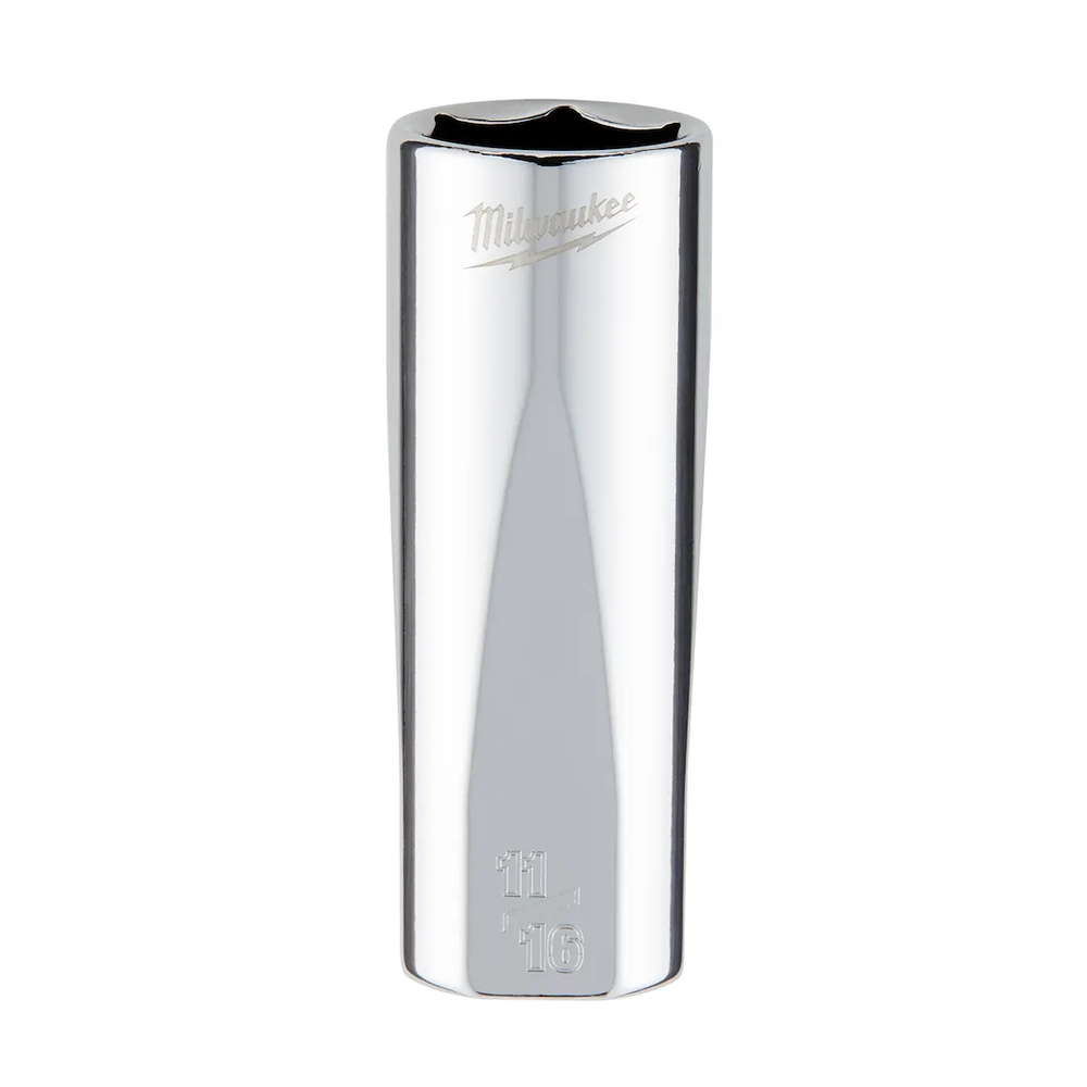 Milwaukee Tool 3/8 IN. Drive 11/16 In.sae 6-POINT Deep Socket