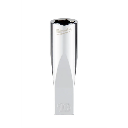 Milwaukee Tool 1/4 IN. Drive 10MM Metric 6-POINT Deep Socket