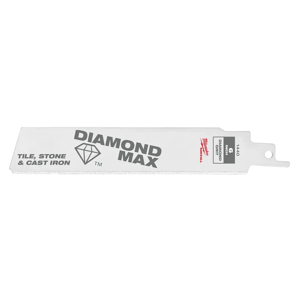 Milwaukee Tool 6 IN. Diamond Grit The Torch Sawzall Blade