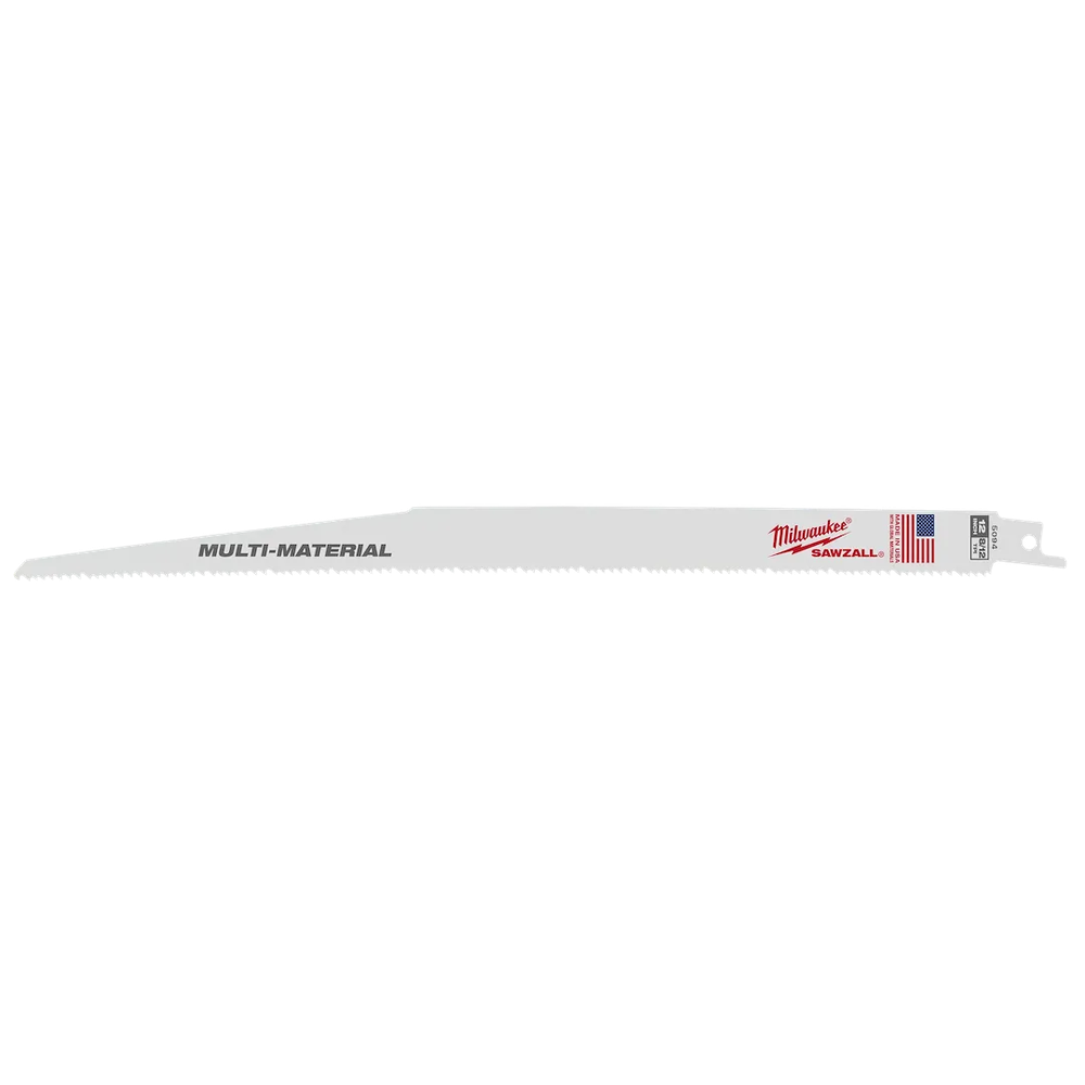 Milwaukee Tool 12" 8/12TPI Super Sawzal, 5/Pack