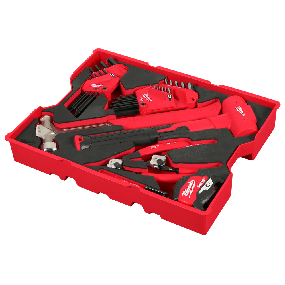 Milwaukee Tool 28PC Hex Key & Hammer Set W/TRAY Drawers (Set)
