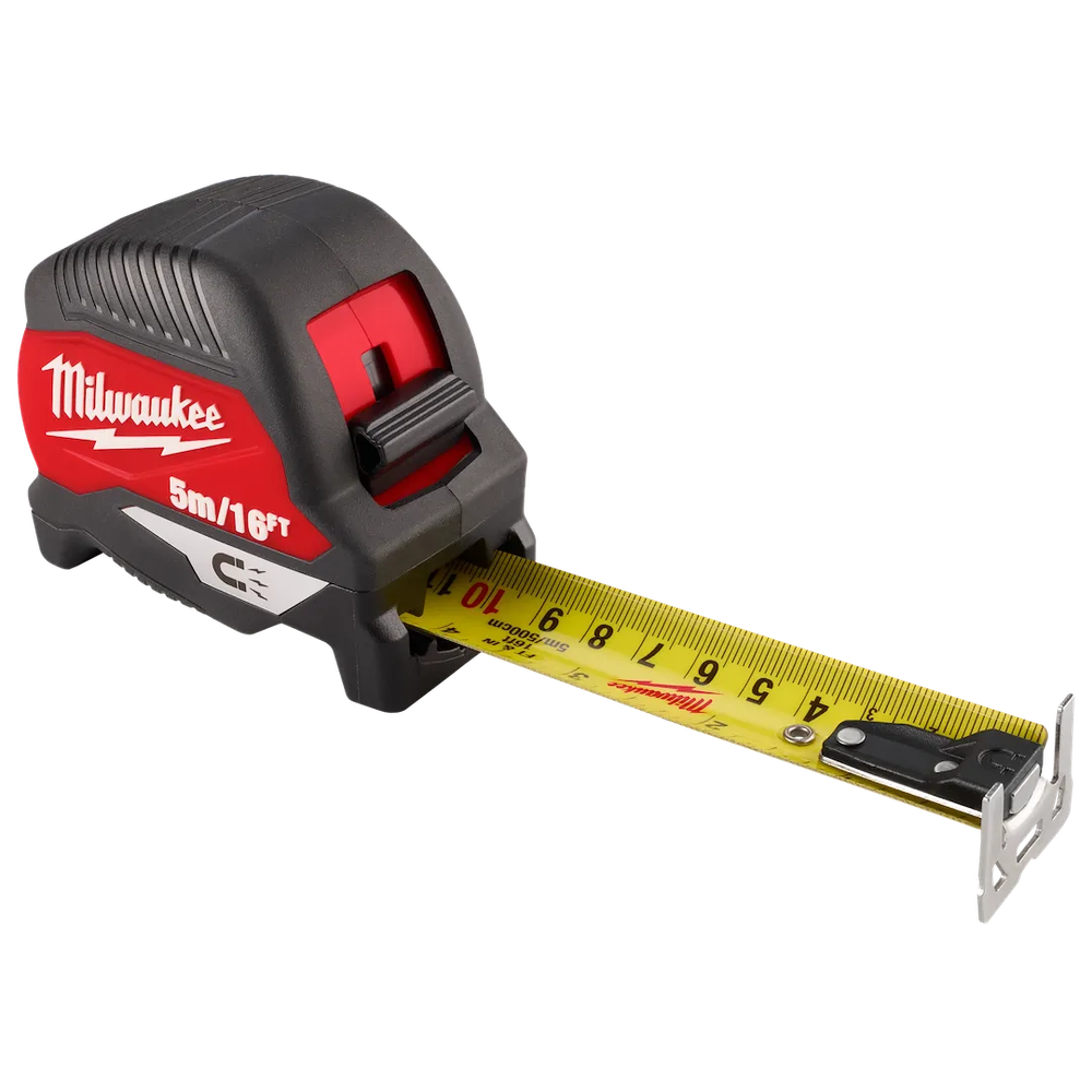 Milwaukee Tool 5M/16FT Magnetic Tape Measure, 6/Pack