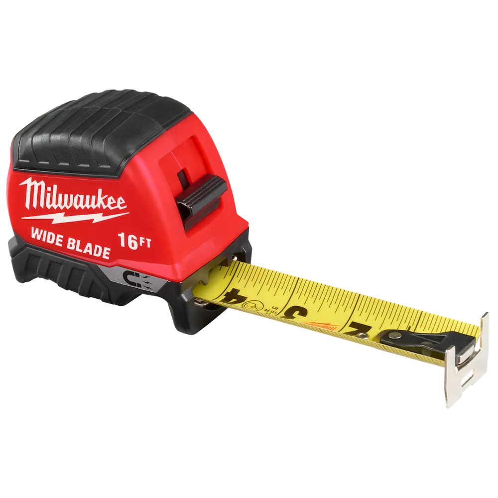 Milwaukee Tool 16FT Wide Blade Magnetictape Measure, 5/Box