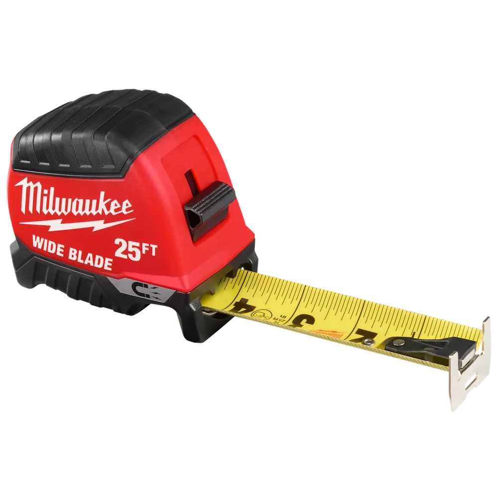 Milwaukee Tool 25FT Wide Blade Magnetictape Measure