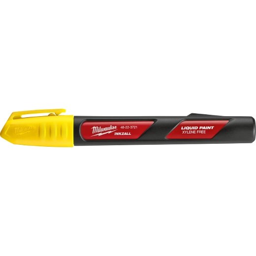 Milwaukee Tool Bulk Yllw Paint Mrkrs, 12/Pack