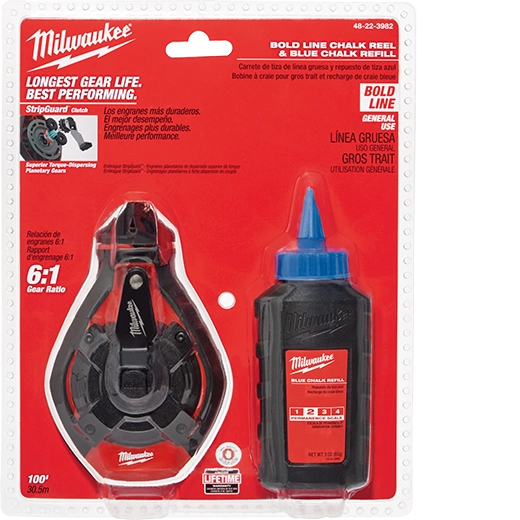 Milwaukee Tool 100' Bold Line Kit W/ Blue Chalk