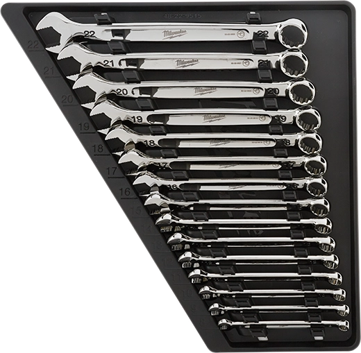 Milwaukee Tool 15-PIECE Combination Wrench Set - Metric