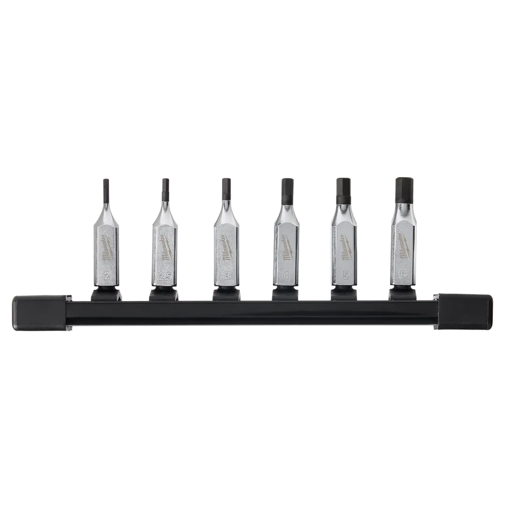 Milwaukee Tool 6PC 1/4" Drive Hex Bit Socket Set - Metric (Set)
