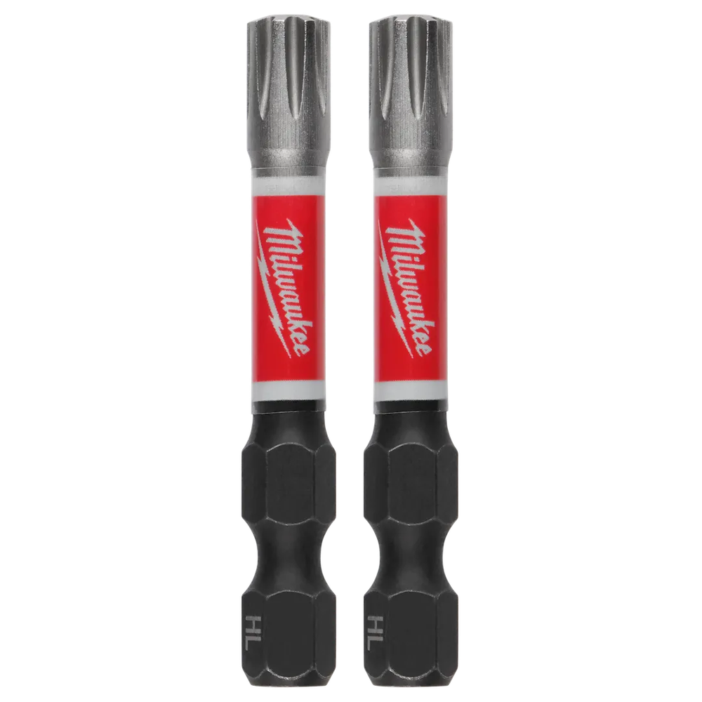 Milwaukee Tool Shockwave 2 IN. Headlokimpact Driver Bits, 2/Pack
