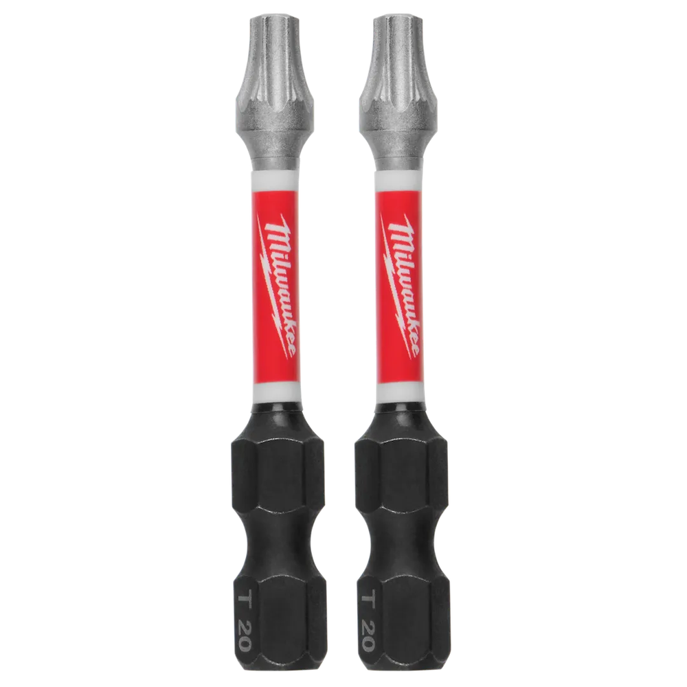 Milwaukee Tool Shockwave 2" Impact TORXT20 Power Bits-bulk 25