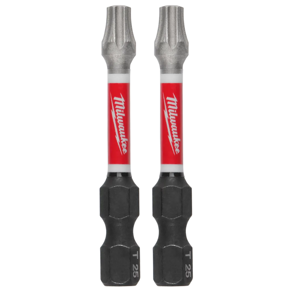 Milwaukee Tool Shockwave 2" Impact TORXT25 Power Bits-bulk 25
