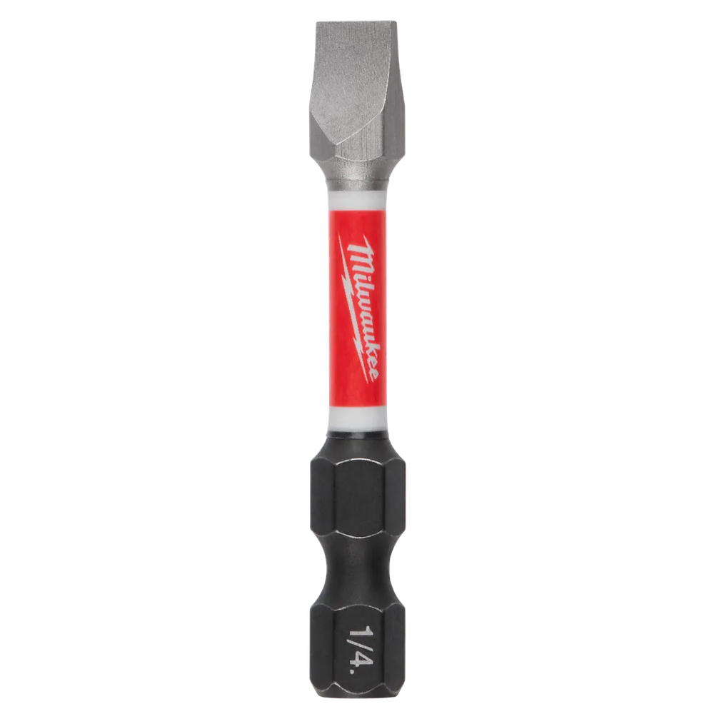 Milwaukee Tool Shockwave 2 IN. Impact Slotted 1/4 IN. Power Bit