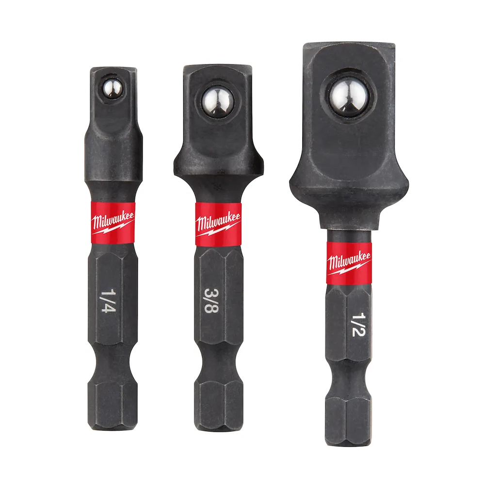 Milwaukee Tool Shockwave 1/4" Hex Shanksckt Adptr Set (Set)