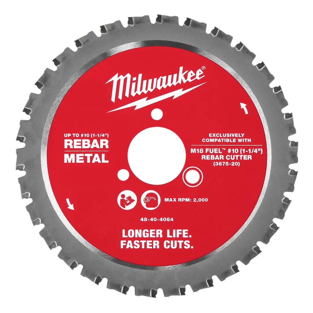 Milwaukee Tool #10 (1-1/4) Rebar Cutting Blade