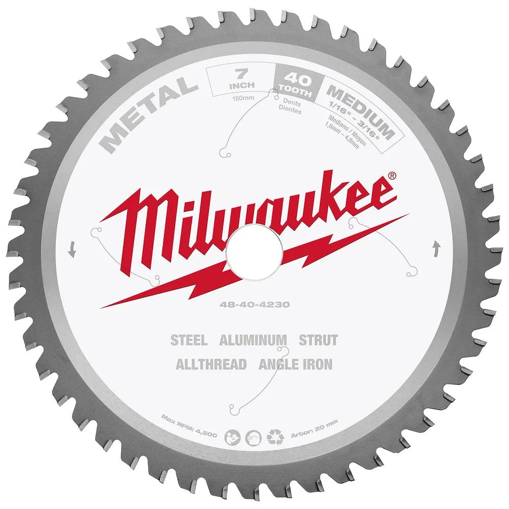 Milwaukee Tool 6-1/2 IN. Metal Cuttingcircular Saw Blade