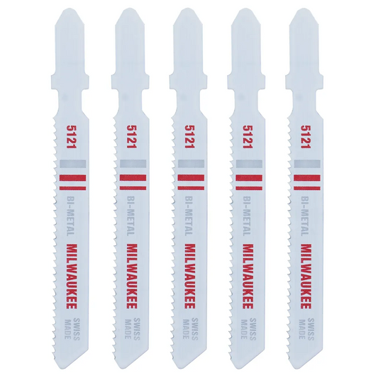 Milwaukee Tool 3" 18TPI Bi-metal T-shan, 5/Pack