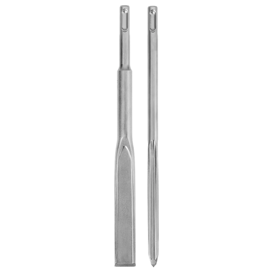Milwaukee Tool SDS Plus Sledge Bull Point & Flat Chisel 2 Pack (Set)