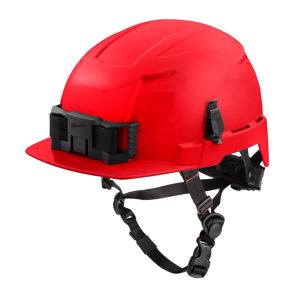 Milwaukee Tool RED Brim Safety Helmet- Type 2 Class E