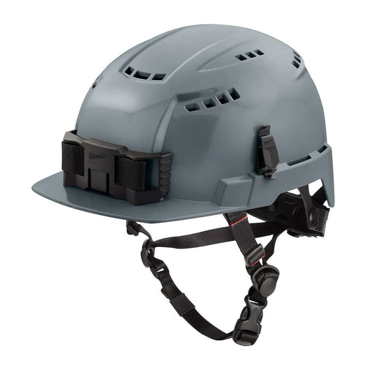 Milwaukee Tool Grey Front Brim Vnted Helmet - CL C