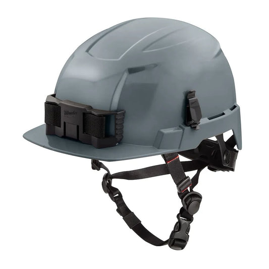 Milwaukee Tool Gray Front Brim Helmet Type 2 Class E