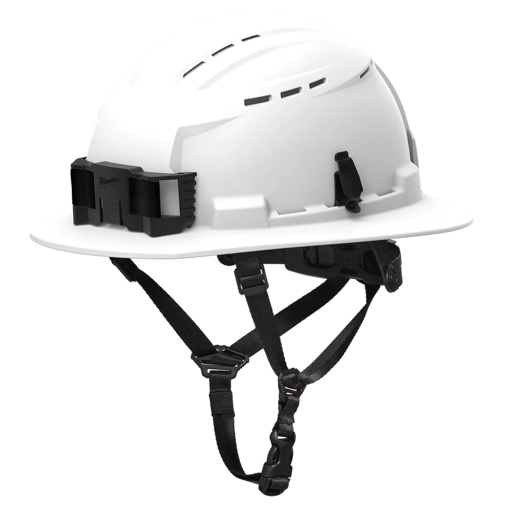 Milwaukee Tool White Fullbrim Vent Safty Helmet Type 2 Class C