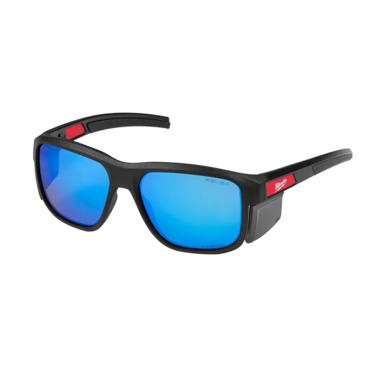 Milwaukee Tool Polarized Full Frame Glasses-blu Mirror Lens