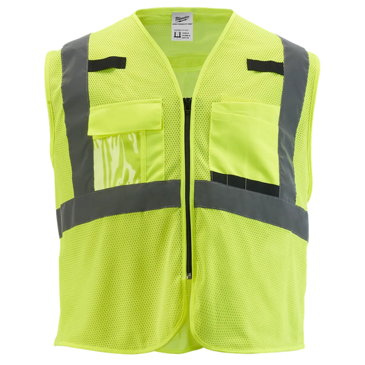 Milwaukee Tool CL2 HI-VIS Yellow Mesh Vest - S/M
