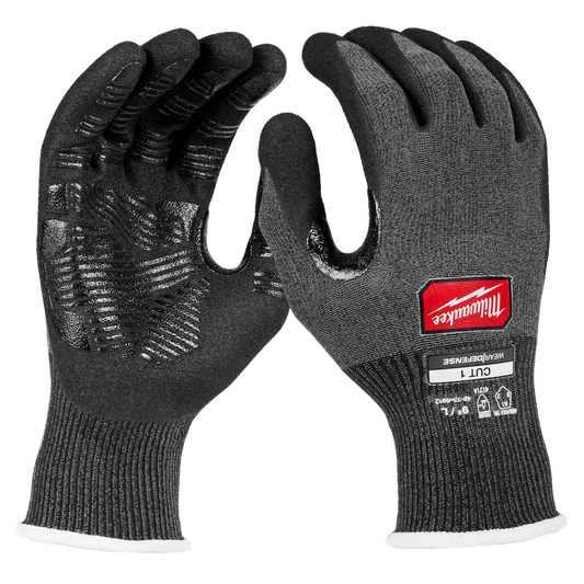 Milwaukee Tool Cut LVL 1 Nitrile GLOVESW/DEF Prot-xl, 12 Pairs/Pack