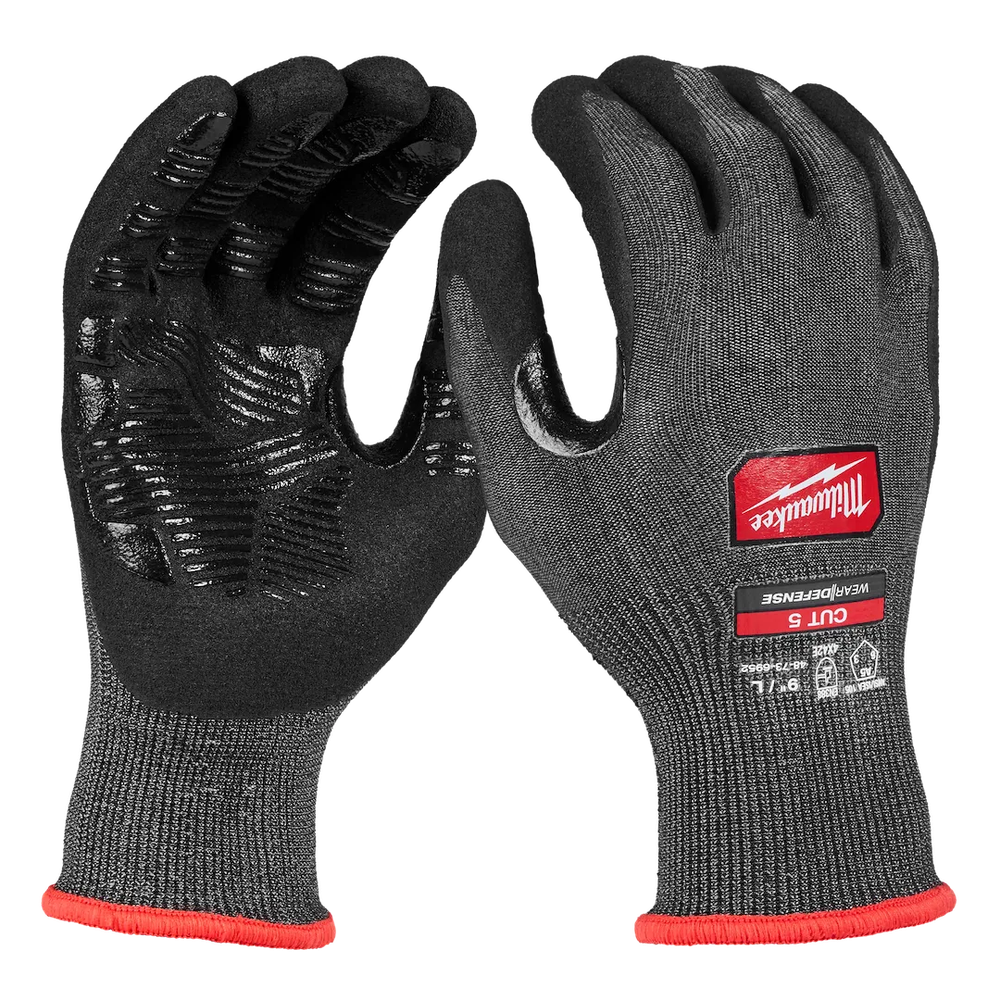 Milwaukee Tool Cut LVL 5 Hi-dex Nitrilegloves W/DEF Prot-s (Pair)